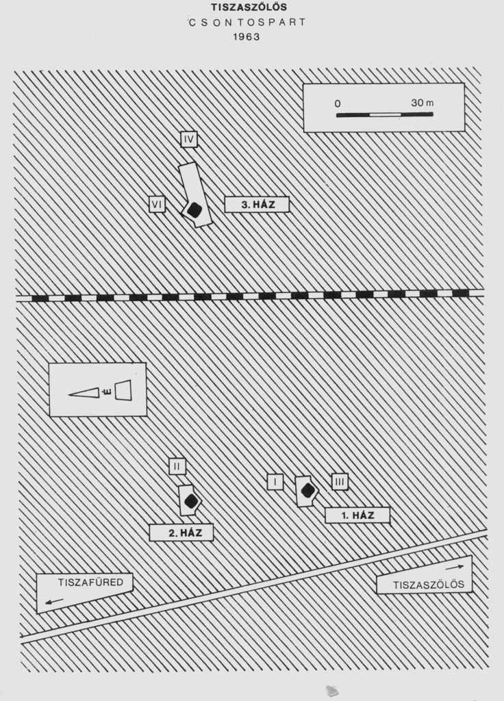 csontos-parti ásatás helyszínrajza